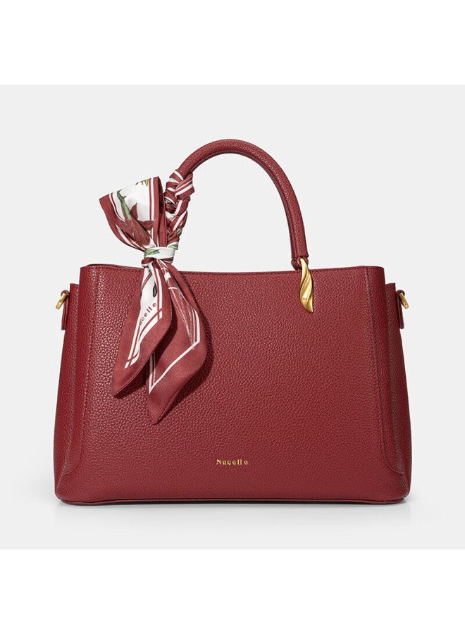 Nucelle New Year Gift, Red Handbag For Women Wedding Bag, Shoulder Crossbody Bag, Mom's Tote Bag, Birthday Gift - Image 3