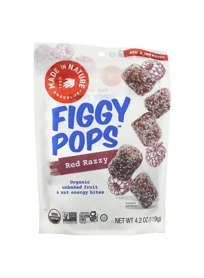 Made in Nature, Figgy Pops, Red Raspberry , 4.2 oz (119 g) - Image 1