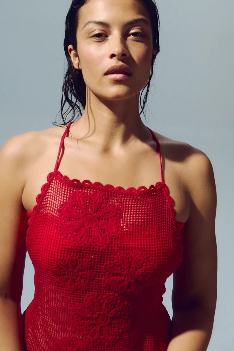 H&M Crochet-look beach dress
