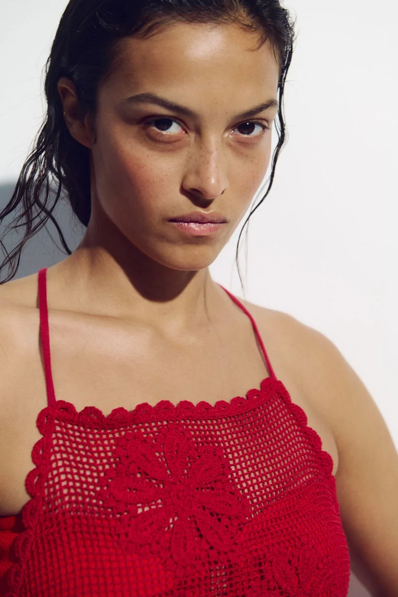 H&M Crochet-look beach dress