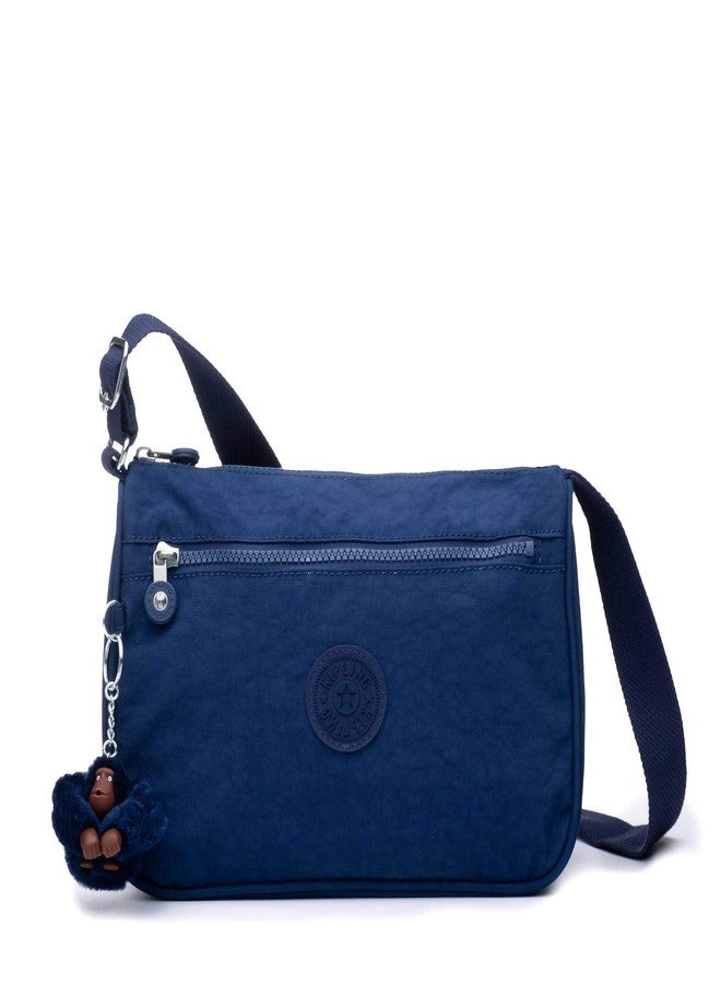 KIPLING KIPLING حقيبة كالي النسائية من كيبلينج، لتنظيم الإكسسوارات، مساحة داخلية واسعة، حزام كتف قابل للتعديل، حقيبة كتف من النايلون، لون أزرق داكن، 10.5 سم طول × 7.5 سم ارتفاع × 4.5 سم عمق (مقاس أمريكي) - Image 1