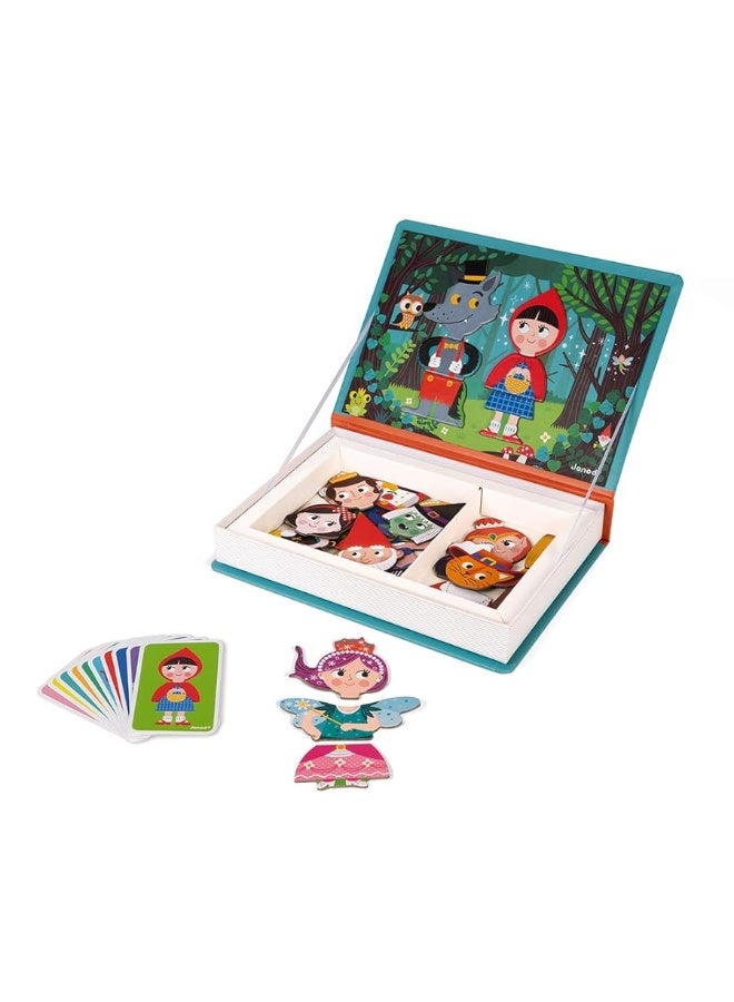 Janod جانود - كتاب القصة المغناطيسي - مجموعة تعليمية مغناطيسية مكونة من 40 قطعة - تعزز المهارات الحركية والخيال - مناسبة للأعمار من 3 سنوات وما فوق، J02588 - Image 3