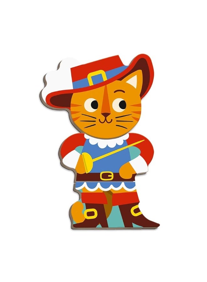 Janod جانود - كتاب القصة المغناطيسي - مجموعة تعليمية مغناطيسية مكونة من 40 قطعة - تعزز المهارات الحركية والخيال - مناسبة للأعمار من 3 سنوات وما فوق، J02588 - Image 4