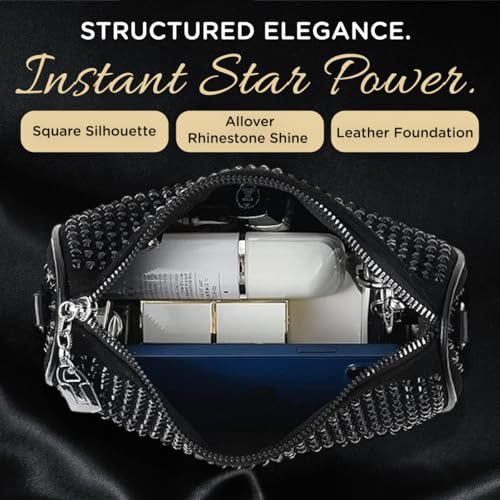 DOSYSO Crossbody Sling Bag Stylish With Pack of Combo Coin Pouch For Women Detachable Broad Strap Evening Clutch Handbags Girls Latest Ladies Side Purse For Party Wedding Wide Belt Shoulder - Image 3