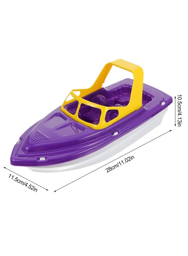 TOYANDONA 1pc for Fishing Plastic Bathtub Girls Bath Playthings Funny Toy, Playing Pool Summer Birthday Toddler Speedboat Beach Baby Boys& Kid Shower Boat and Carrier Toy Boats Bathing - Image 2