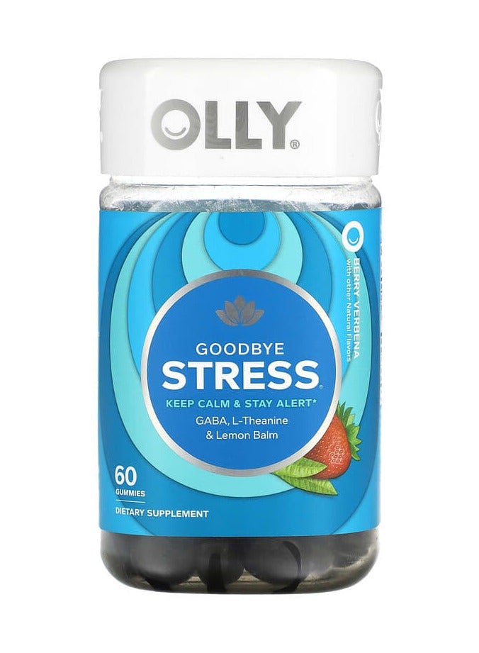 OLLY أولي وداعا للإجهاد بيري فيربينا 60 علكة - Image 1