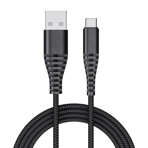 Dubstep Blaze Ultra 30W Type-C 3.5Amp Fast Charging Tangle Free Sturdy 100 cm Cable for Smartphones, Tablets & Other Type-C Devices with 480 Mbps Data Transmission (Black) - Image 1