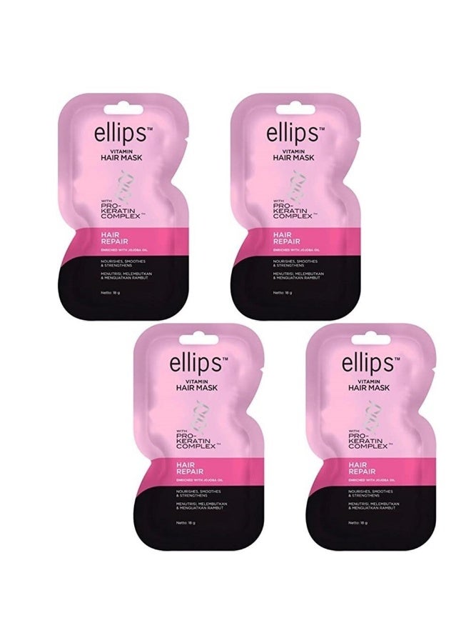 Ellips Hair Mask Hair Repair 18g (Pack of 4) - Image 4