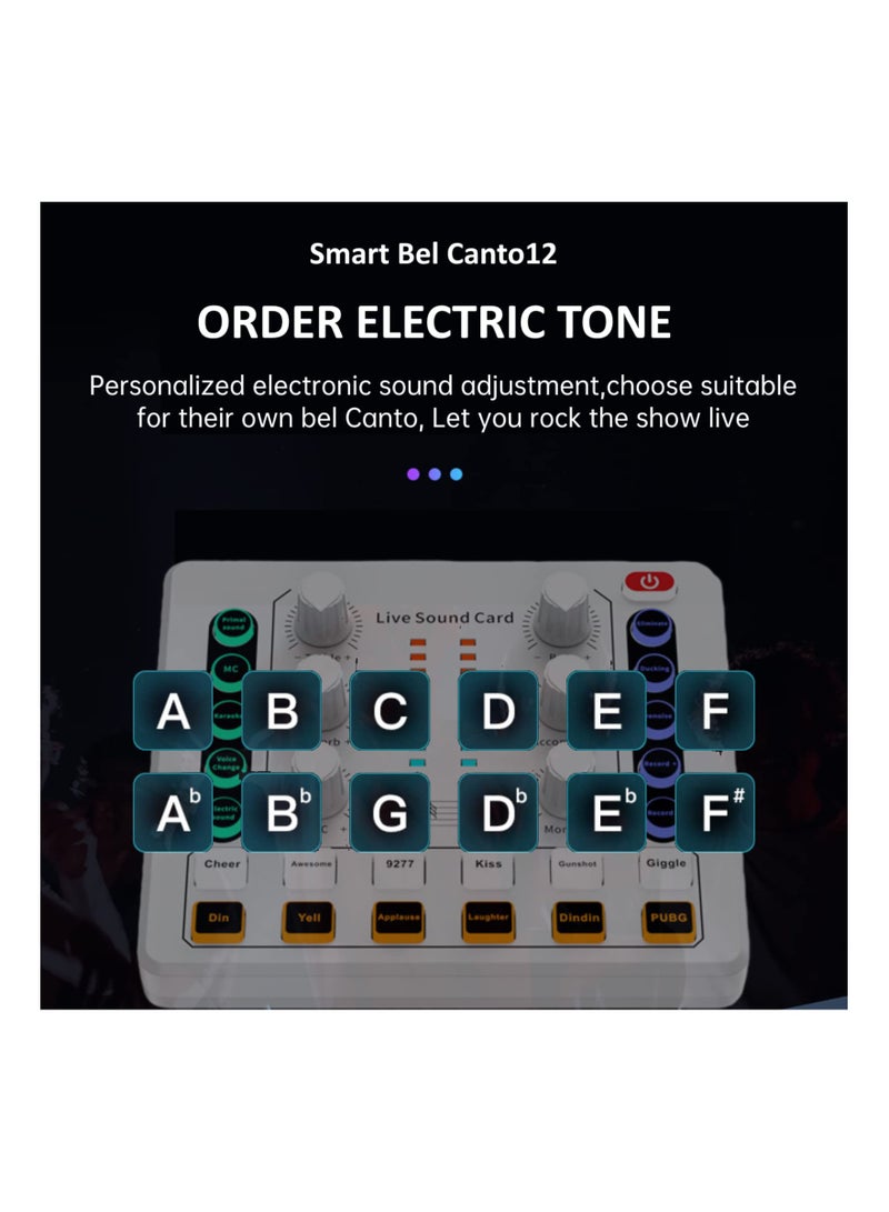 Mini Audio Mixer Sound Card for PC, Phone, PS4, Xbox, and Switch - Voice Changer for DJ Mixing, Podcasting, Karaoke Singing, and Music Recording. Perfect for Live Broadcasts!  - Image 5