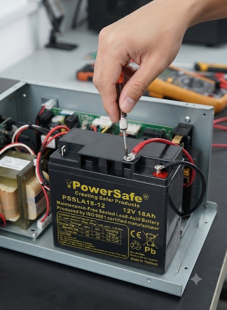 باور سيف PowerSafe بطارية الرصاص الحمضية المختومة 12V-18Ah PSSLA 18-12 - Image 3