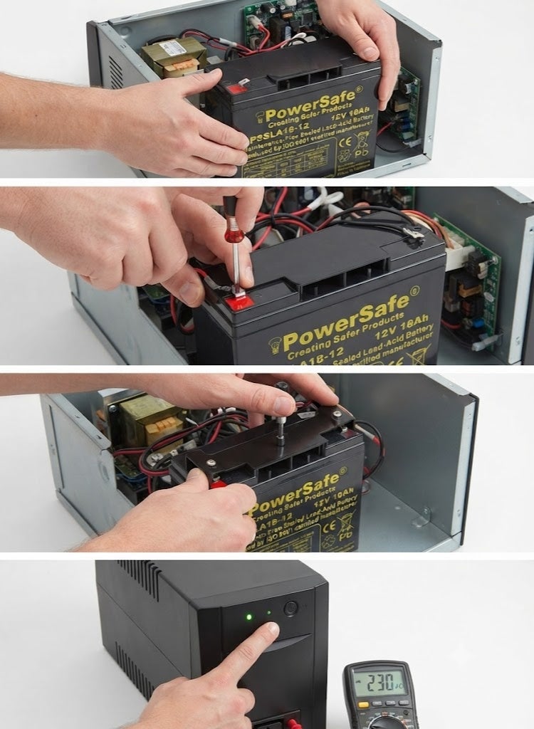 باور سيف PowerSafe بطارية الرصاص الحمضية المختومة 12V-18Ah PSSLA 18-12 - Image 2