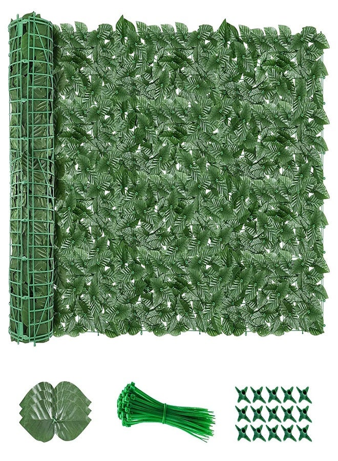 Artificial Ivy Privacy Fence Screen, 3 Meters Long, UV-Protected Greenery Wall Backdrop for Garden, Balcony, Backyard, Fence, Patio & Privacy Hedges - Image 1