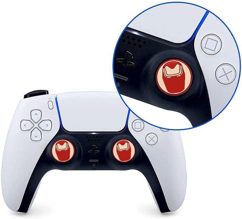 Jaeespon 2Pcs Analog Thumb Grip Stick Cover, Wireless Controllers Game Remote Joystick Cap, Fantastic Non-Slip Silicone Handle Protection Cover for PS5/PS4/Xbox one/360/NS PRO - Image 4