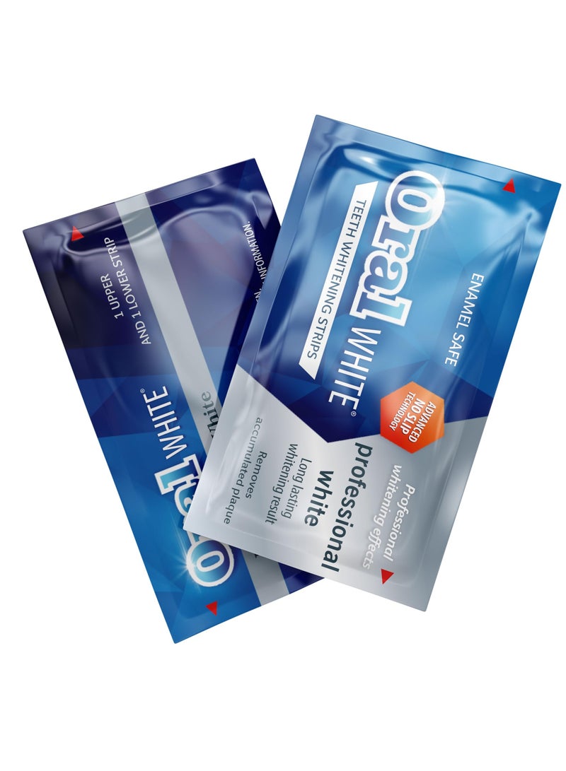 Oral White شرائط تبييض أورال وايت المهنية 40 شريط 20 علاج  - Image 2