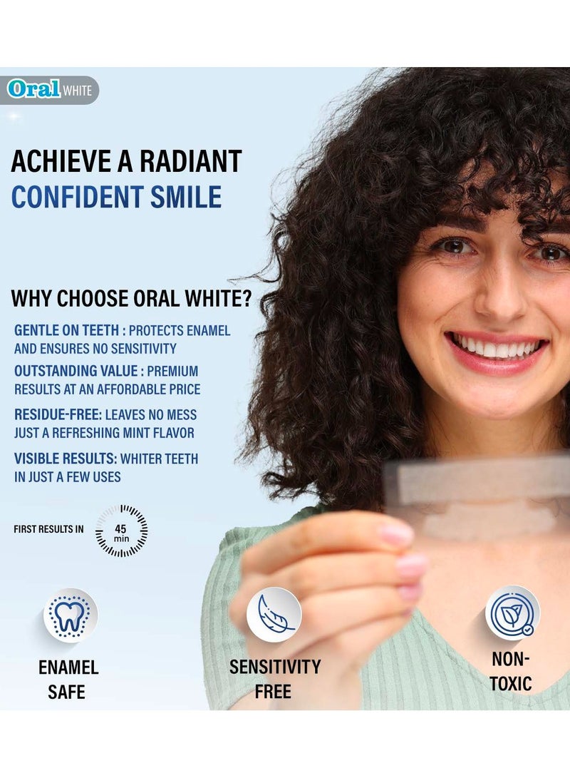 Oral White شرائط تبييض أورال وايت المهنية 40 شريط 20 علاج  - Image 3