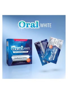 Oral White ORAL WHITE Professional Whitening Strips 40 Strips 20 Treatments  - Image 3