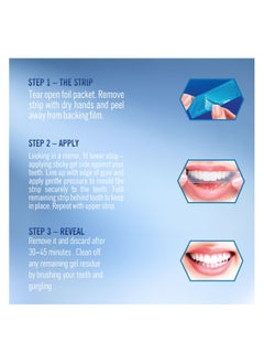 Oral White ORAL WHITE Professional Whitening Strips 40 Strips 20 Treatments  - Image 4