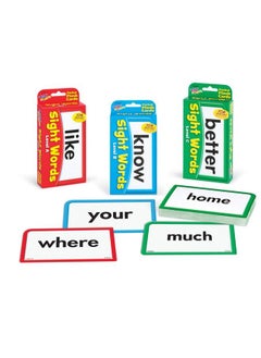 Trend Enterprises Inc. Sight Words Bundle Pocket Flash Cards Set For Home Travel Classroom  - Image 2