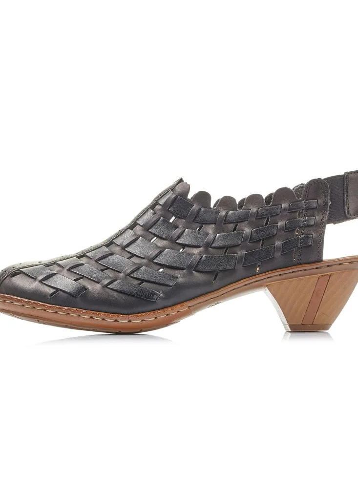 ريكر Rieker Ladies Casual Shoes 46778-01 SINA Black 116-448