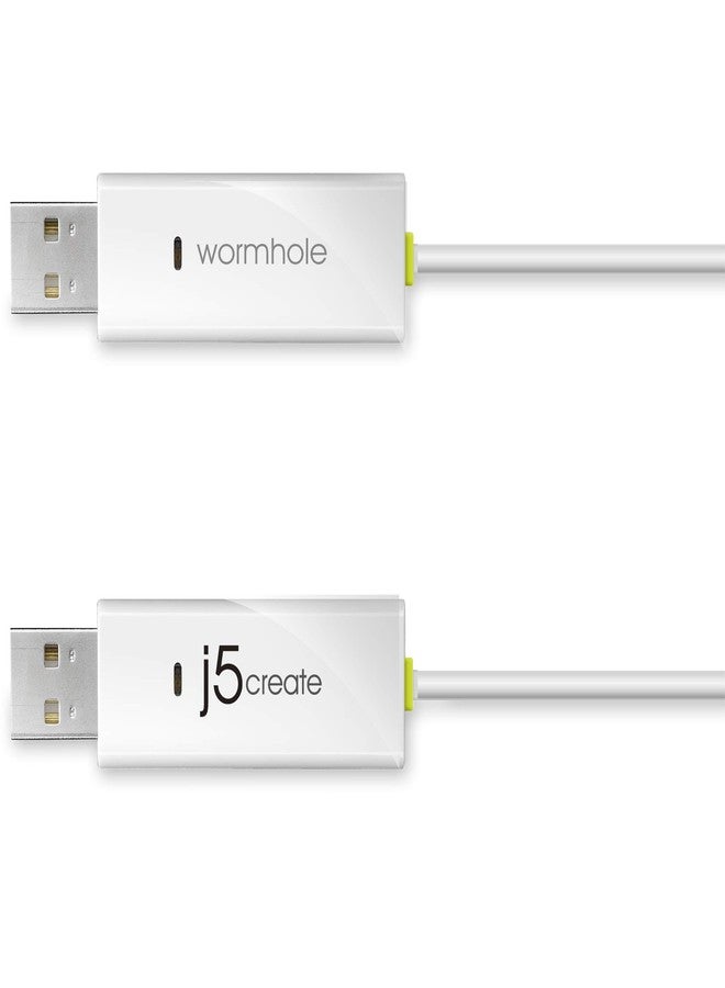 j5create JUC100 Data, Keyboard, and Mouse Sharing/Transfer USB Cable [ Wormhole Switch Windows to Windows ] Transfer Data Between 2 Windows PC - Image 2