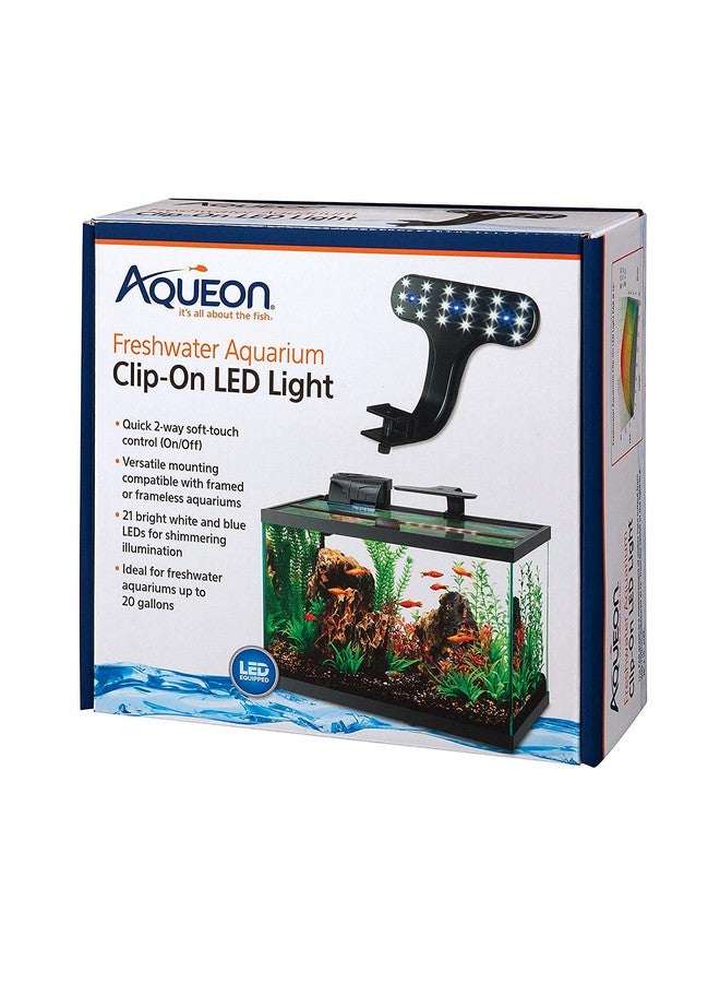 Aqueon Freshwater Aquarium Clip-On LED Light One Size - Image 1