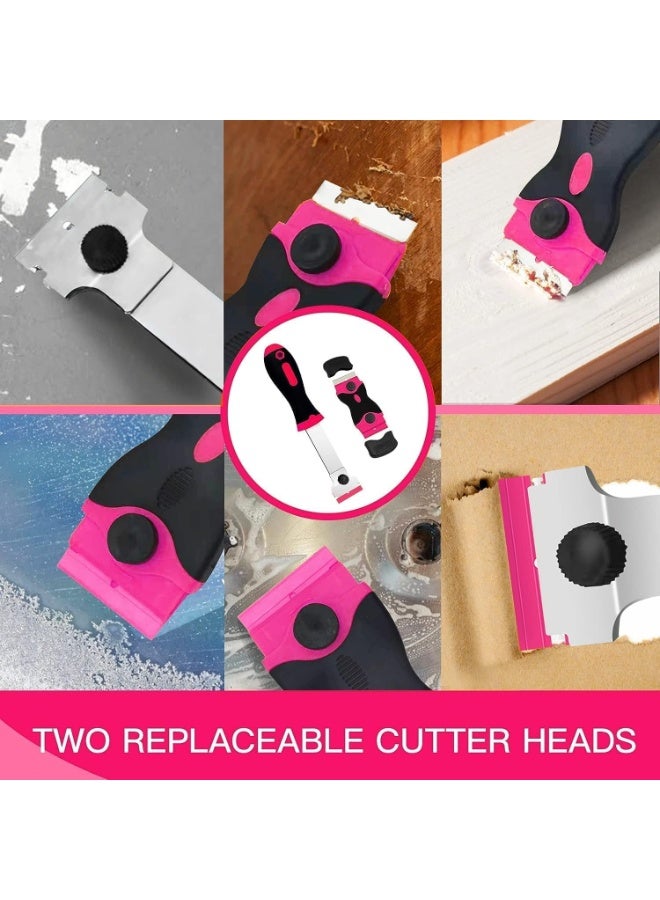 Razor Blade Scraper, Razor Scraper Tool, Double End Scraper, Easy to Use, for Removing Label, Registration Sticker, Tint, Grease from Windshield, Appliance, Glass - Image 3