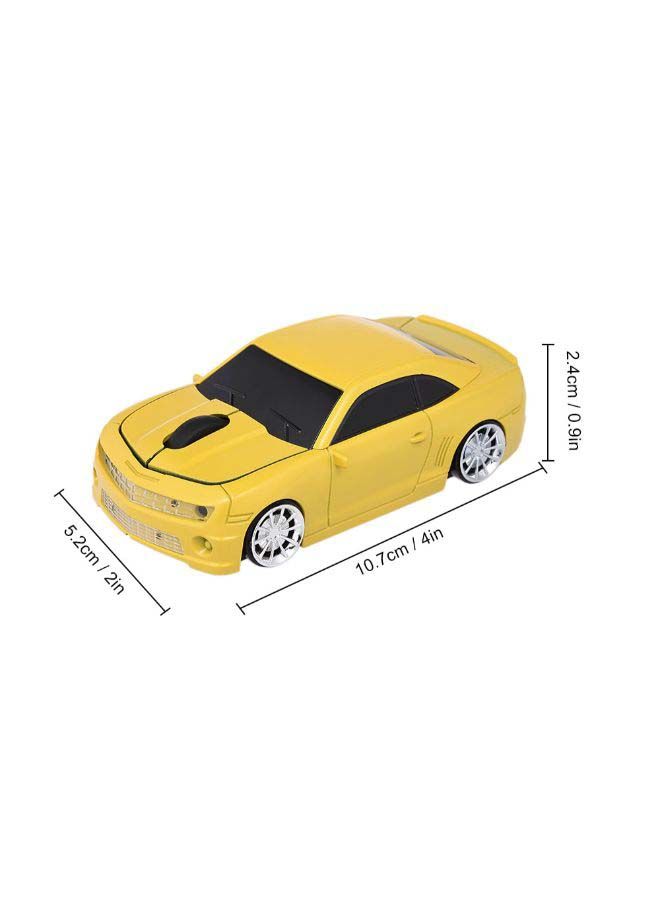NIBEMINENT Car Shaped Wireless Optical Mouse Black  - Image 3