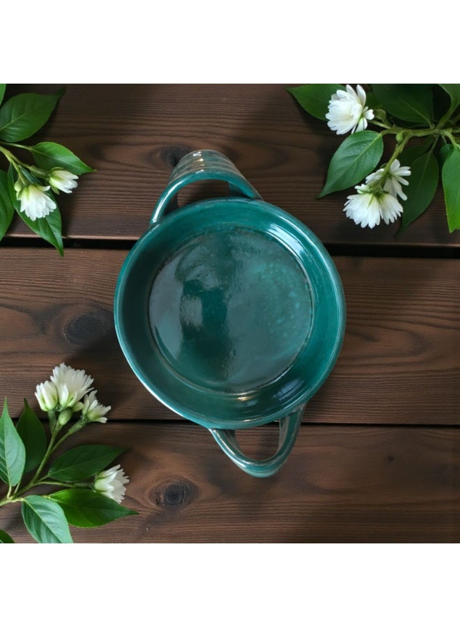 كلور زون بوتري صينيه من الفخار و الخزف امن داخل الافران و الميكروويف ٢٠ cm - Image 1