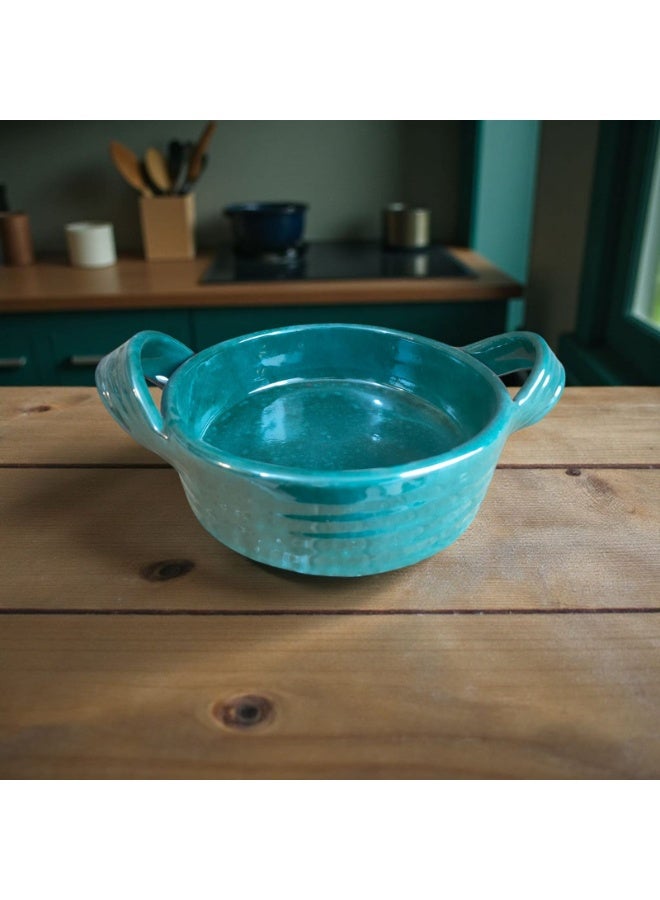 كلور زون بوتري صينيه من الفخار و الخزف امن داخل الافران و الميكروويف ٢٠ cm - Image 2