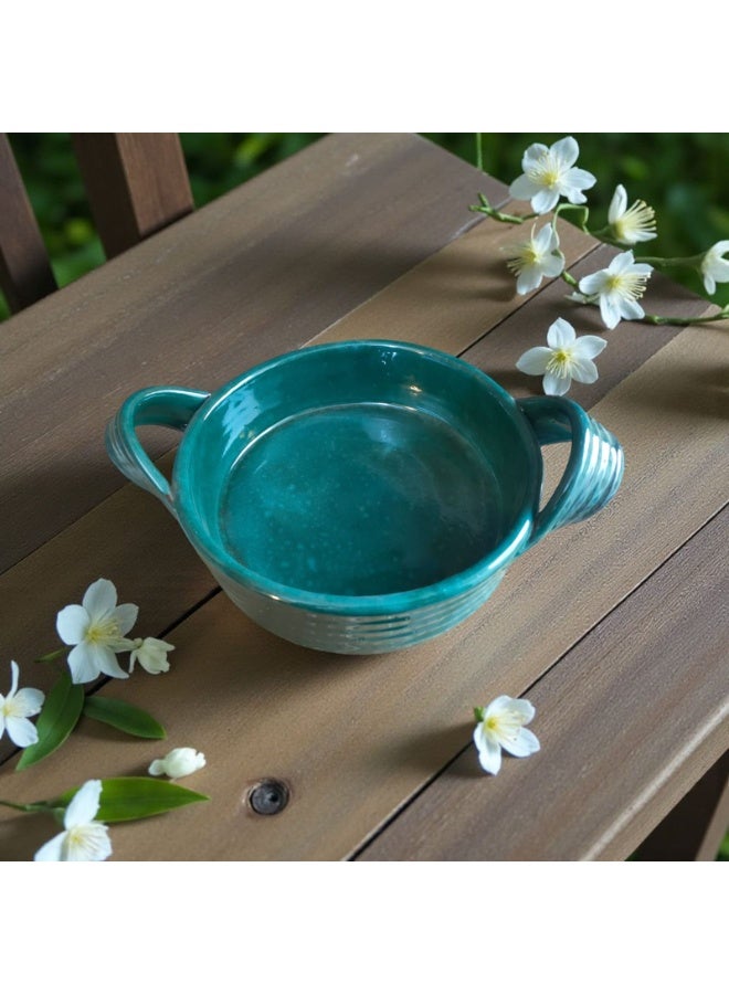 كلور زون بوتري صينيه من الفخار و الخزف امن داخل الافران و الميكروويف ٢٠ cm - Image 3