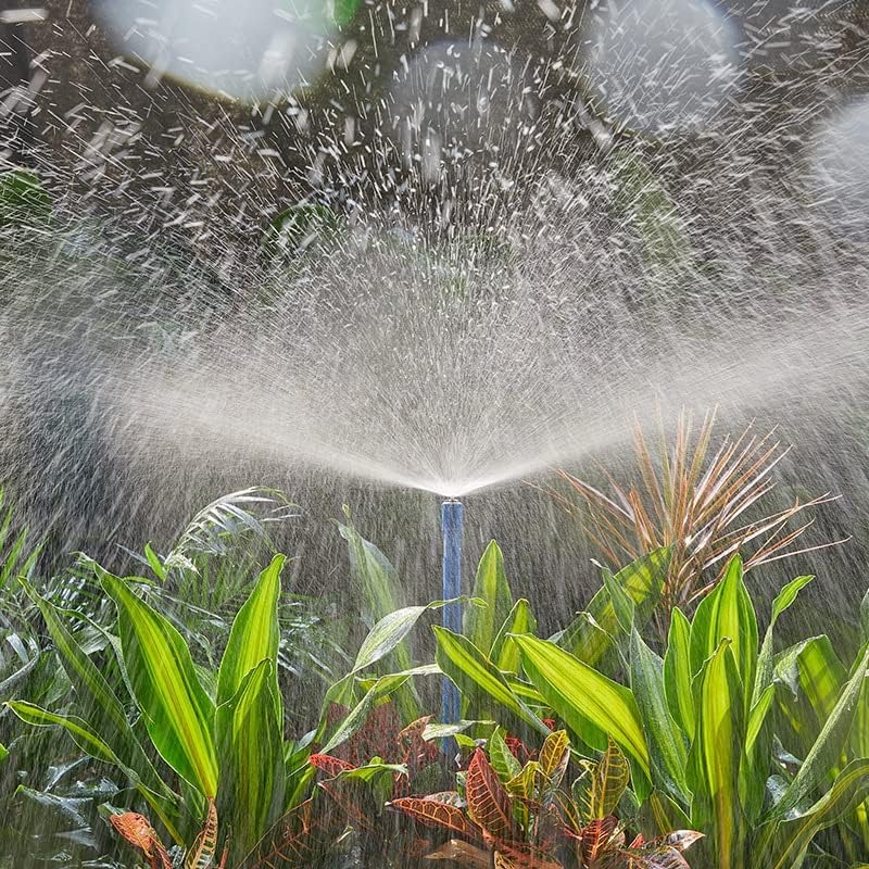 APPSTER 20pcs Drip Irrigation Misting Nozzles 1/2" Adjustable Garden Lawn Watering 360° Mist Sprinkler Heads Micro Irrigation Sprayer For Garden Irrigation Atomizing Fogger System - Image 4