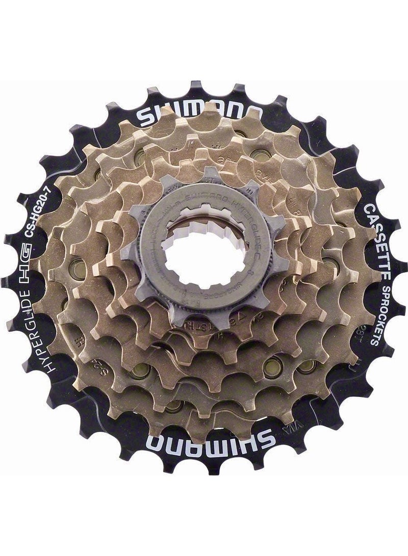 Shimano CS-HG20-7 7-Speed Cassette 12-32T – Smooth and Durable Performance for MTB & Road Bikes