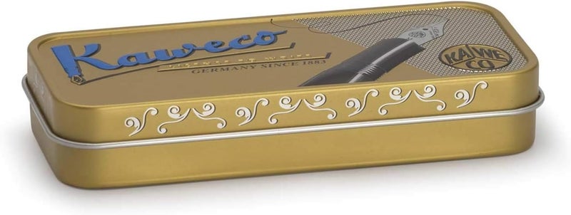 Kaweco Kaweco Tin Pen Case Nostalgic Short Gold - Image 1