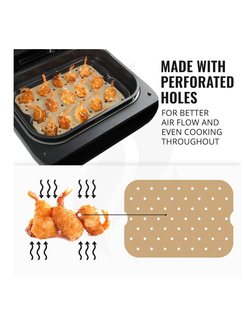 Y&D 100-Piece Non-Stick Oilproof Barbecue Kitchen Oven Baking Paper Beige - Image 4