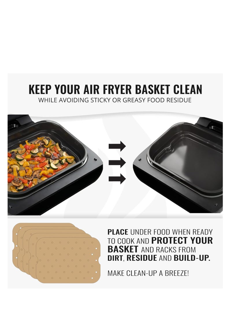Y&D 100-Piece Non-Stick Oilproof Barbecue Kitchen Oven Baking Paper Beige - Image 5