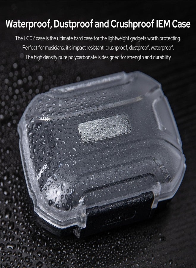 Linsoul LC02 in Ear Monitor Case, Portable Earbud Hard Case, Waterproof Earphone Storage Box, Travel Carrying Case for Headphones and IEM Cables, Fit for ZS10 PRO Cadenza Supermix4 Hype4 Zero:2 Zonie - Image 4