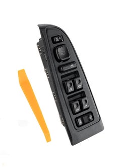 TLAXCA 15883319 Master Power Window Switch & Black Bezel Assembly with Folding Mirror Switch Fit for 2003-2006 Chevy Silverado Avalanche Suburban Tahoe, GMC Sierra Yukon, Escalade, Hummer H2, 920-022 DWS 394  - Image 1