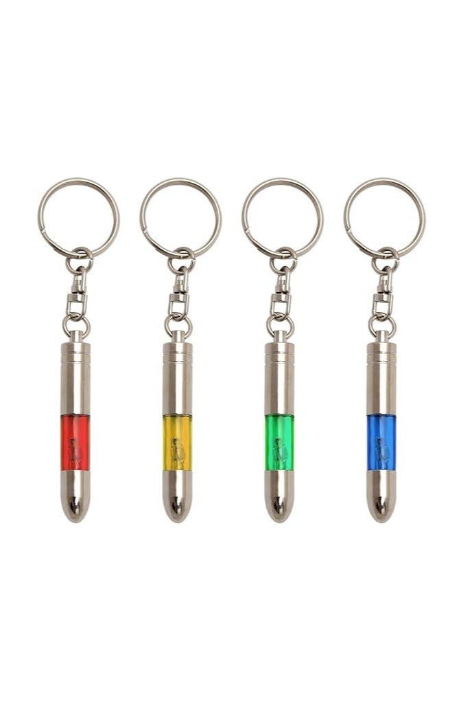 4Pcs Car Static Eliminator Keychains, Static Electricity Remover Keychain, Car Static Human Body Eliminator Discharger, ESD Tool Set for Cars, Quick Discharge, Portable & Convenient - Image 1