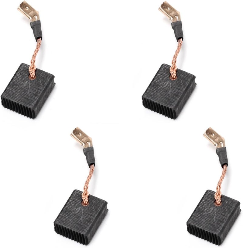 فرش كربون لصنفرة الزوايا (14×11.8×6.4 مم) N421362 بخاصية الإيقاف التلقائي متوافقة مع ديوالت Dwe4202 Dwe4204 Dwe4206 Dwe4217 Dwe4238 (4 قطع فرش كربون) - Image 1