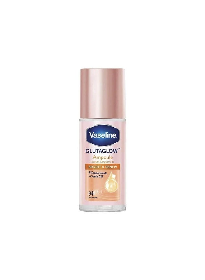 Vaseline GlutaGlow Serum Roll-On Bright & Renew Deodorant - 45ml - Image 1