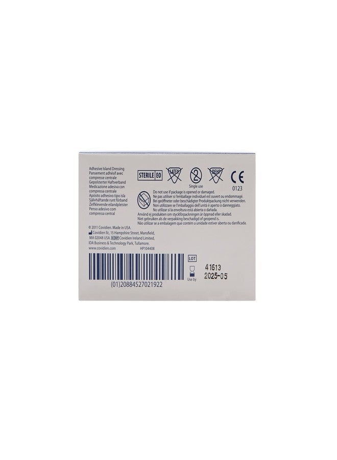 COVIDIEN 7539Lf Telfa Island Wound Dressing, Latex Free, Sterile Gauze 2 X 3-3/4", Adherent 50per Box. 7539Lf by - Image 4