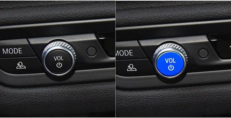 woobles Vol Button, Center Console Media Control Knob Covers Car Volume Knob Cover Replacement Compatible with G26 X3M X4M F97 F98 X3 X4 G02 G01 G14 G15 G16 X5 X6 G05 G06 - Image 3