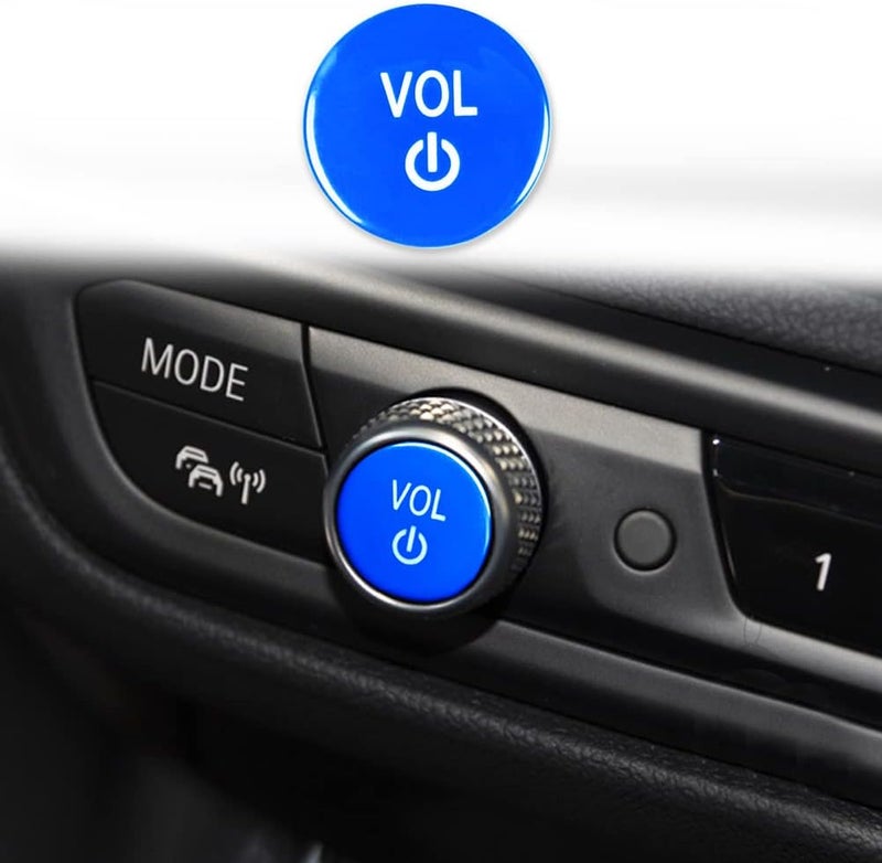woobles Vol Button, Center Console Media Control Knob Covers Car Volume Knob Cover Replacement Compatible with G26 X3M X4M F97 F98 X3 X4 G02 G01 G14 G15 G16 X5 X6 G05 G06 - Image 2