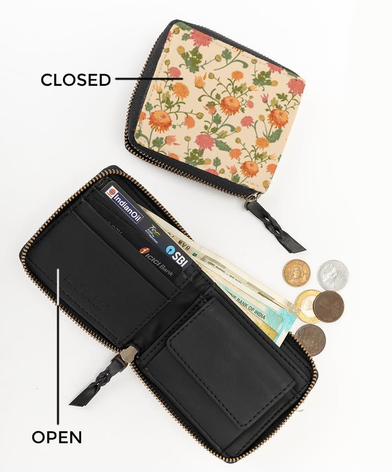 Kalankit Small Wallet for Woman | Mini Bi-Fold Purse for Women, Stylish Card Holder, Compact Pocket, Cute Money Purse for Girls | Ladies Zip Wallet for Women | Gift for Teenage Girls - Image 3