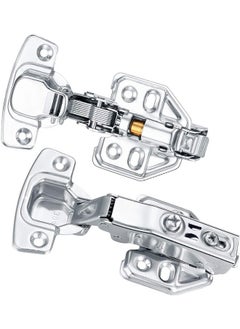 Garlo 4 Pcs Kitchen Units Door Hinges, Soft Close Cupboard Wardrobe Doors Hinges, Folding Doors Hinge with Screws, Full Overlay Mute Cabinet Hinges  - Image 3