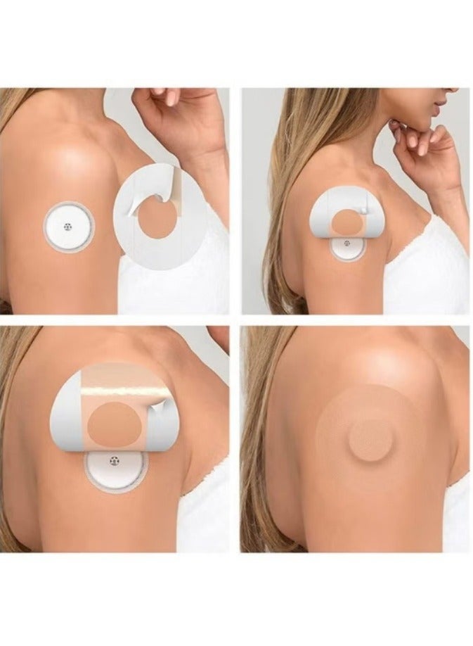 XIYU 30 قطعة أغطية حساسات مقاومة للماء لجهاز فري ستايل ليبر 1/2/3 لاصقات لاصقة مقاومة للعرق - Image 5