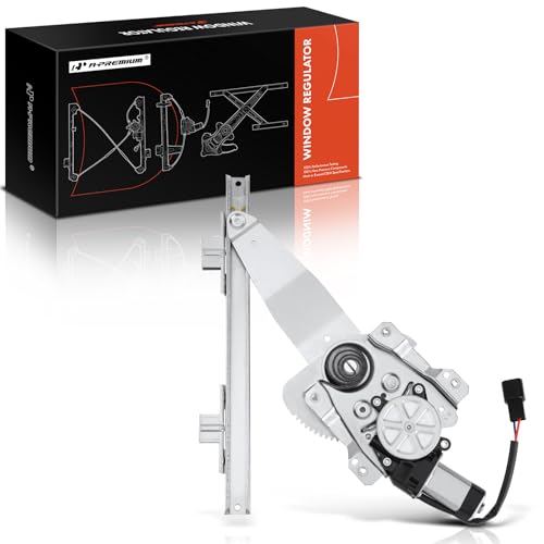 A-Premium Power Window Regulator with Motor Compatible with Saturn SL SL1 SL2 1996-2002 SW1 1996-1999 SW2 1996-2001 Rear Left Driver Side - Image 1