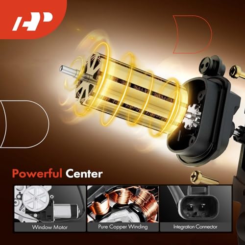 A-Premium Power Window Regulator with Motor Compatible with Saturn SL SL1 SL2 1996-2002 SW1 1996-1999 SW2 1996-2001 Rear Left Driver Side - Image 3