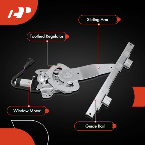 A-Premium Power Window Regulator with Motor Compatible with Saturn SL SL1 SL2 1996-2002 SW1 1996-1999 SW2 1996-2001 Rear Left Driver Side - Image 5