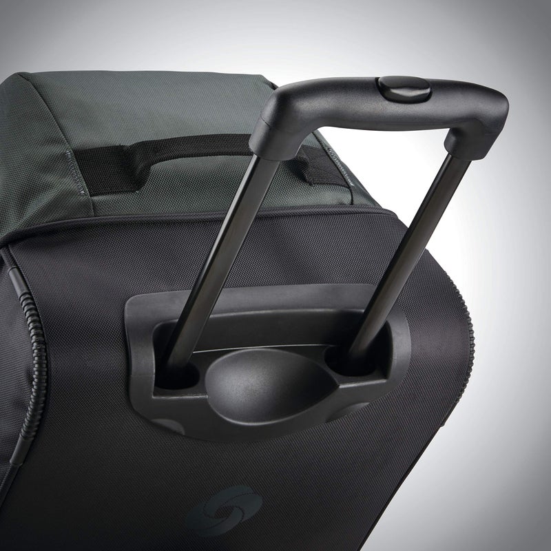 Samsonite Andante 2 Wheeled Duffel Bag â€“ 22-Inch Durable Rolling Luggage with Inline Skate Wheels, Push-Button Handle & Spacious Compartments â€“ Travel-Friendly and Lightweight - Moss Green/Black - Image 5